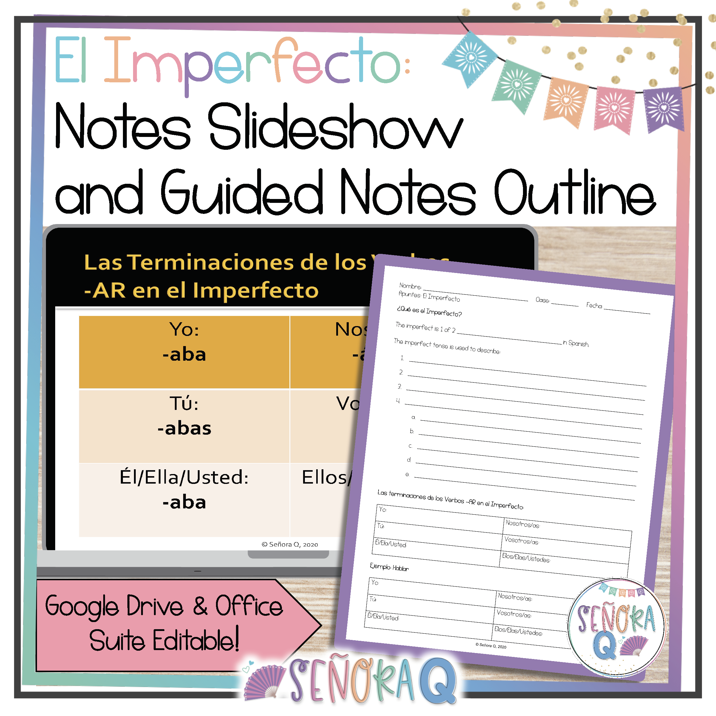 imperfect tense slideshow and outline