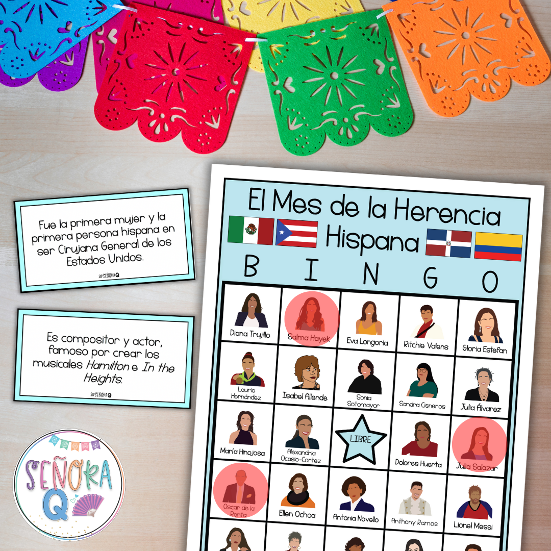Activity Ideas for Celebrating Hispanic Heritage Month in Spanish Class ...